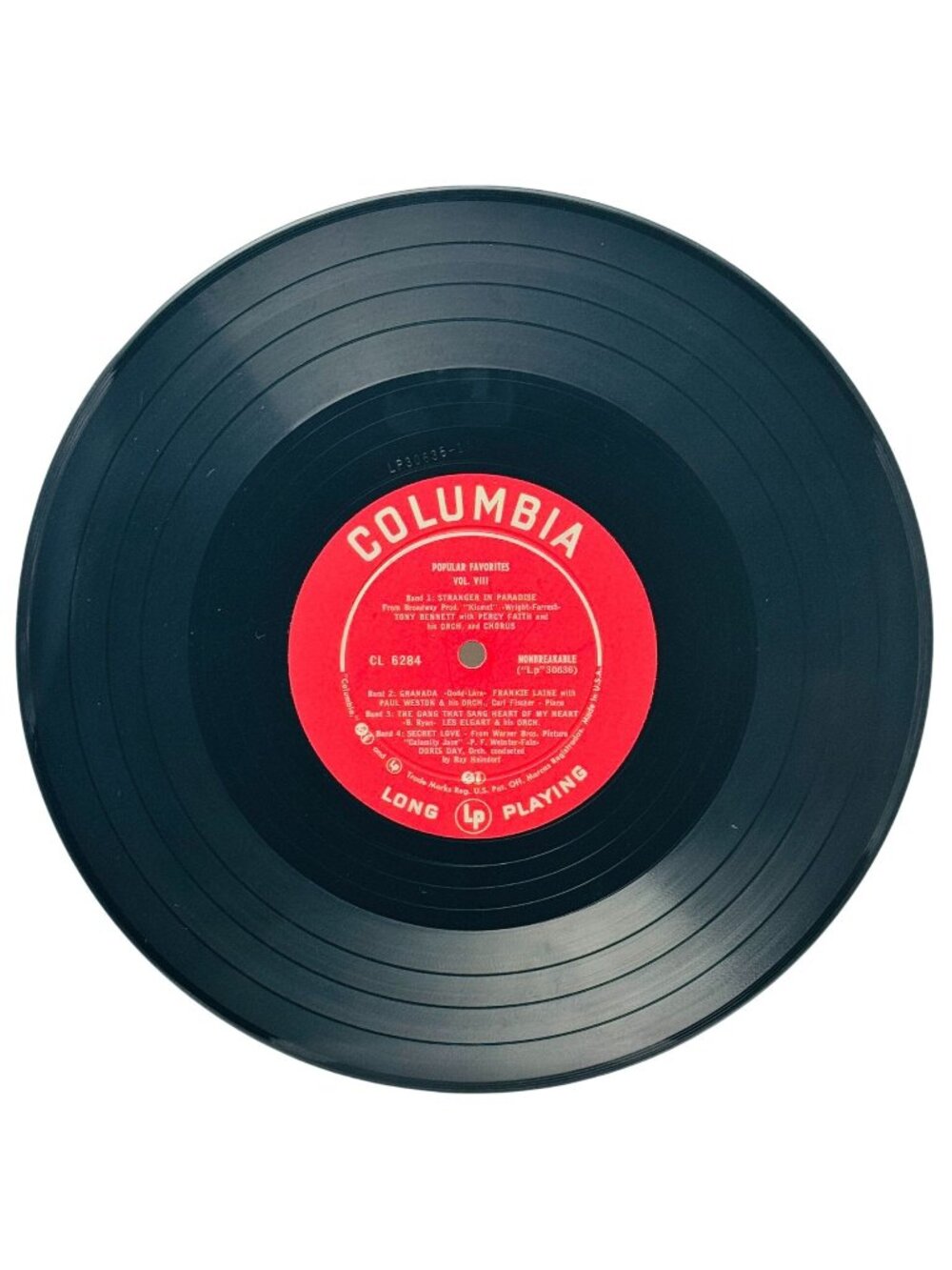 Popular Favorites Vol VIII 10 Inch Vinyl LP 33 RPM Columbia CL 6284